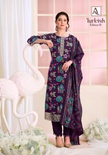 Alok suit turkish-13 cotton dress material wholesale rate